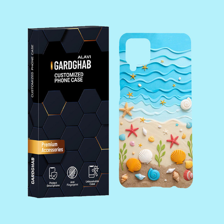 کاور گارد قاب علوی مدل هنری مناسب برای گوشی موبایل سامسونگ Galaxy A12