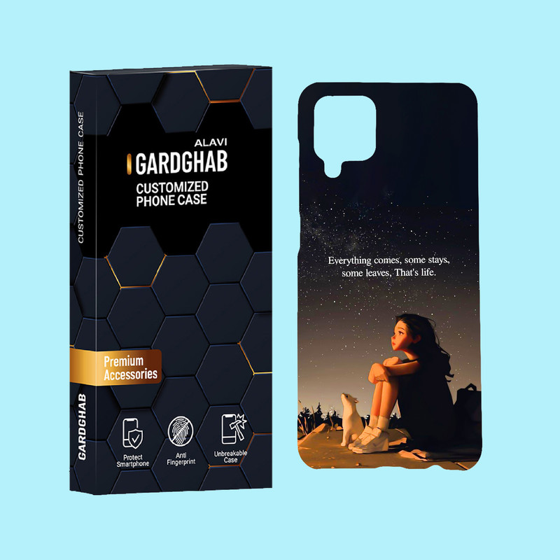 کاور گارد قاب علوی مدل دخترانه مناسب برای گوشی موبایل سامسونگ Galaxy A12