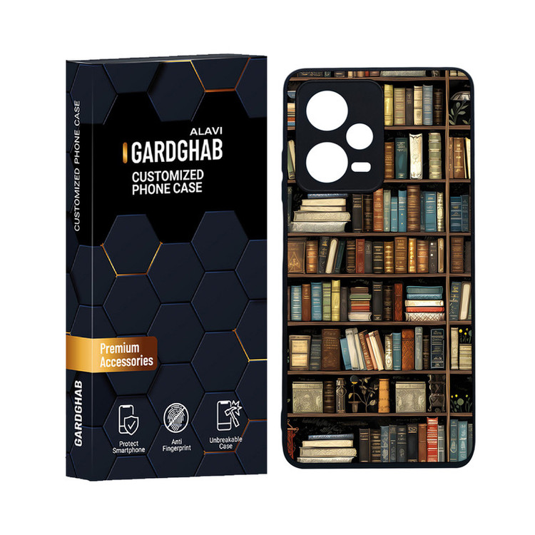 کاور گارد قاب علوی مدل دورژله ای هنری مناسب برای گوشی موبایل شیائومی Redmi Note 12 Pro 5G
