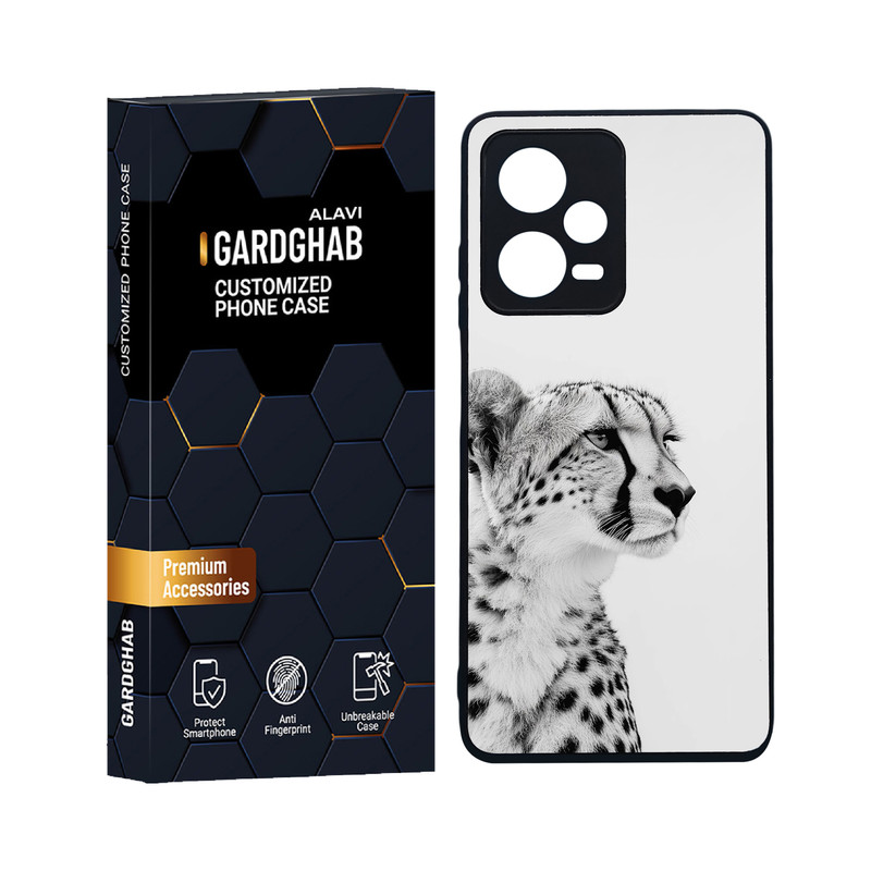 کاور گارد قاب علوی مدل دورژله ای حیوانات مناسب برای گوشی موبایل شیائومی Redmi Note 12 Pro 5G