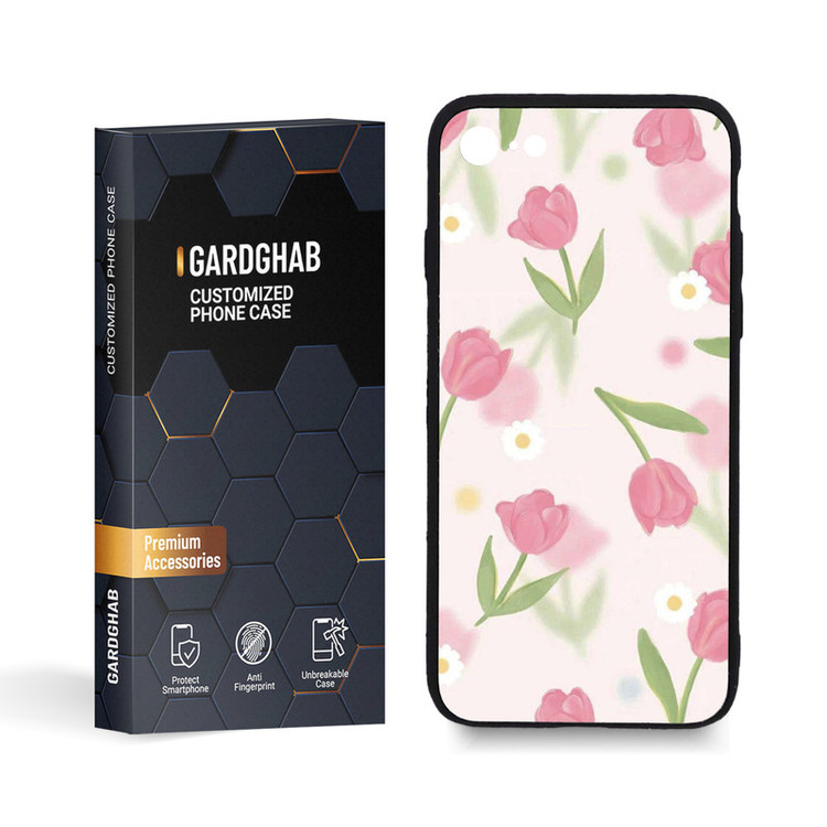 کاور گارد قاب مدل گل مناسب برای گوشی موبایل اپل iPhone 7/8 / SE 2020
