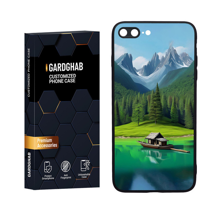 کاور گارد قاب مدل دورژله ای هنری مناسب برای گوشی موبایل اپل iPhone 7 Plus / 8 plus