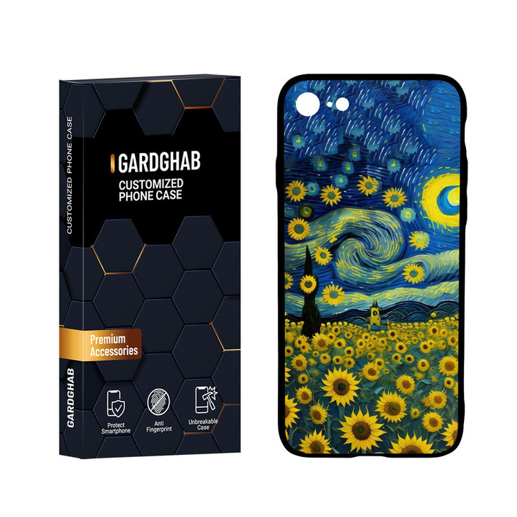 کاور گارد قاب مدل هنری مناسب برای گوشی موبایل اپل iPhone 7 / 8 / SE 2020 / SE 2022