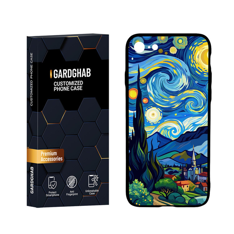 کاور گارد قاب مدل هنری مناسب برای گوشی موبایل اپل iPhone 7 / 8 / SE 2020 / SE 2022