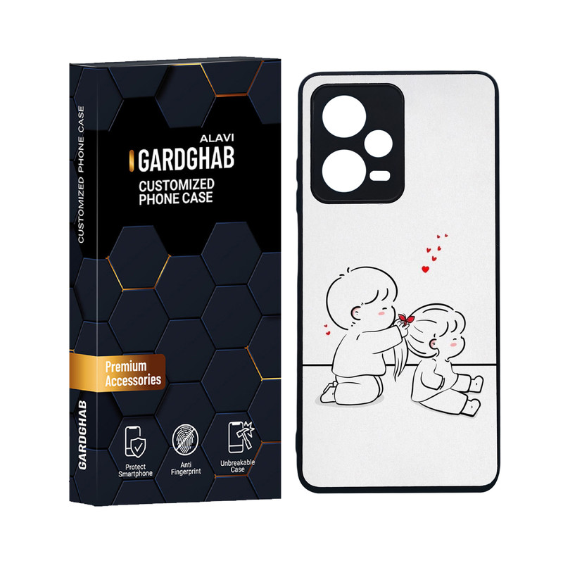کاور گارد قاب علوی مدل دورژله ای فانتزی مناسب برای گوشی موبایل شیائومی Redmi Note 12 Pro 5G
