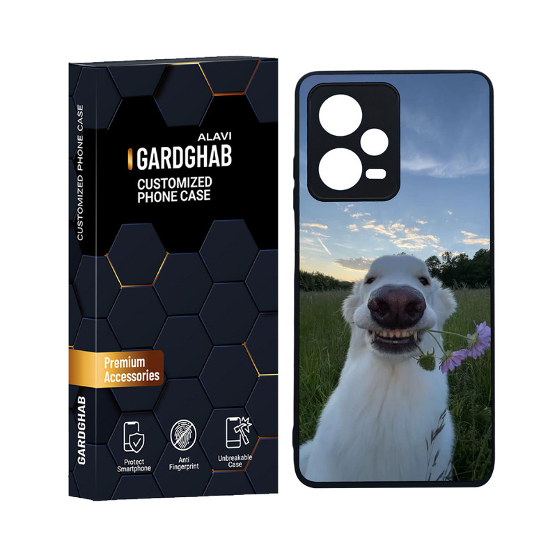 کاور گارد قاب علوی مدل دورژله ای حیوانات مناسب برای گوشی موبایل شیائومی Redmi Note 12 Pro 5G