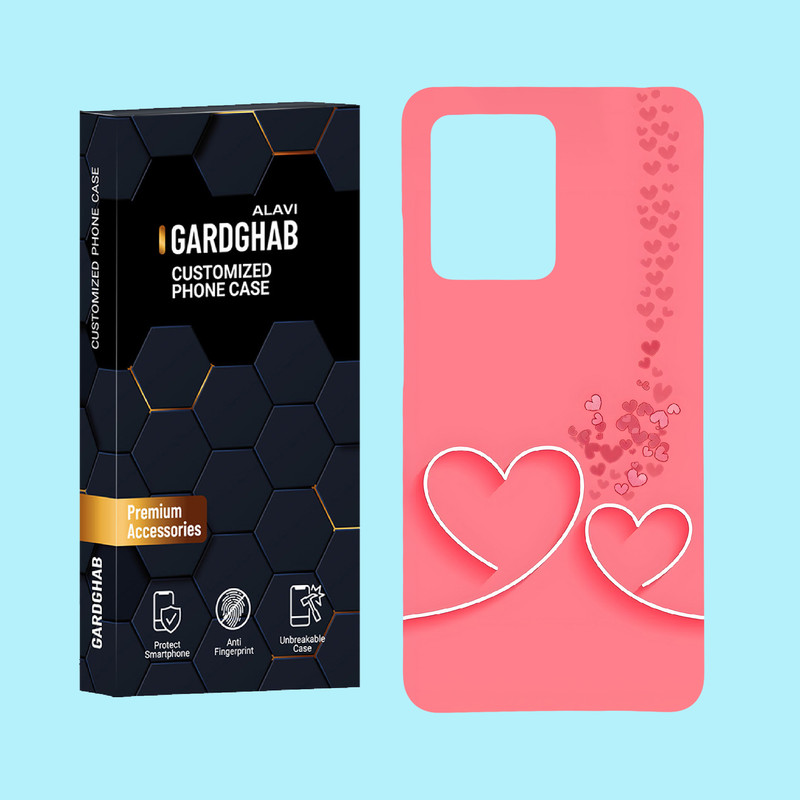 کاور گارد قاب علوی مدل عاشقانه مناسب برای گوشی موبایل شیائومی Redmi Note 12 Pro Plus 5G