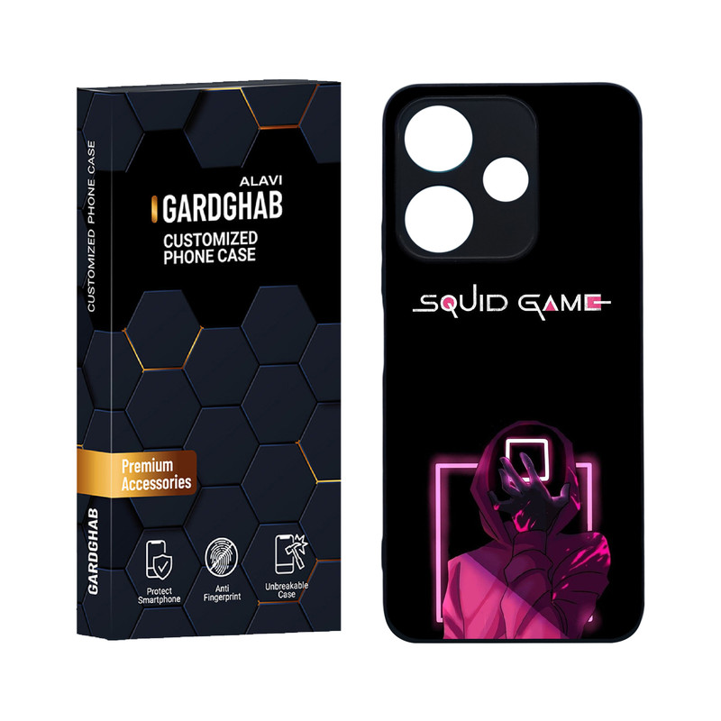 کاور گارد قاب علوی مدل دورژله ای فانتزی مناسب برای گوشی موبایل شیائومی Redmi 13 4G / 5G