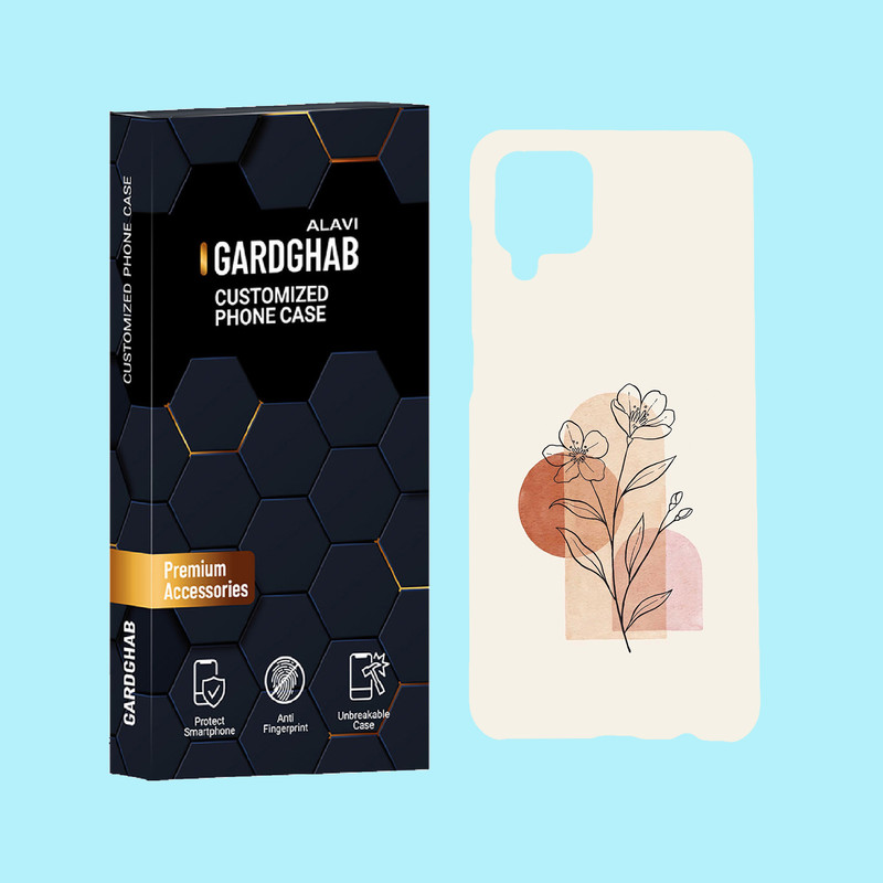 کاور گارد قاب علوی مدل گل مناسب برای گوشی موبایل سامسونگ Galaxy A12