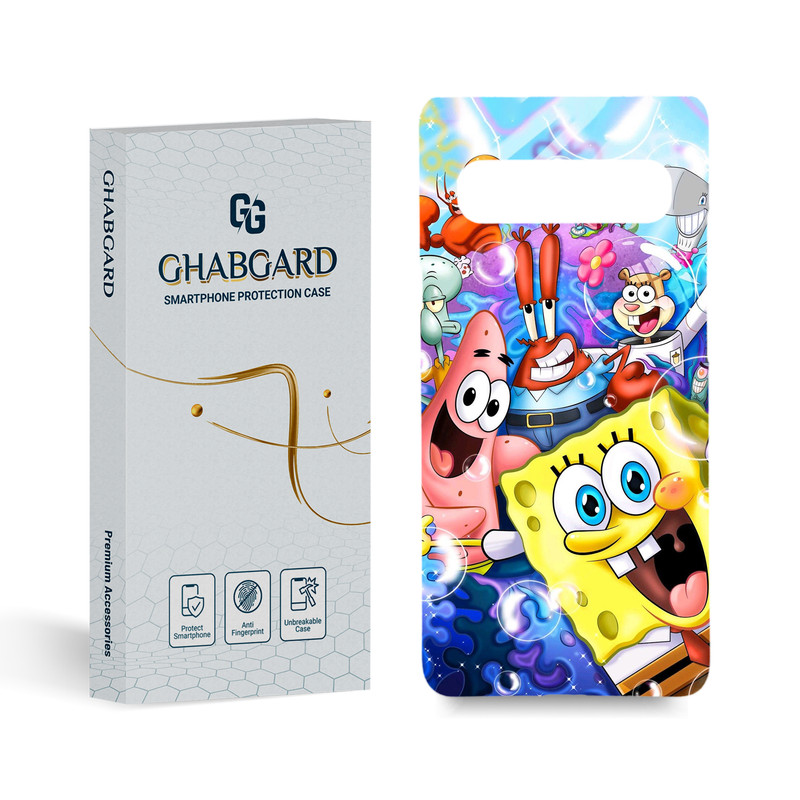 کاور قاب گارد مدل باب اسفنجی مناسب برای گوشی موبایل سامسونگ Galaxy S10 5G