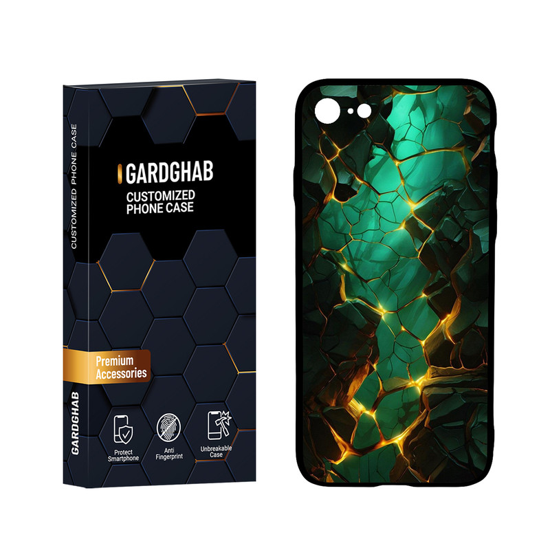 کاور گارد قاب مدل پشت گلس ساده مناسب برای گوشی موبایل اپل iPhone 7 / 8 / SE 2020 / SE 2022