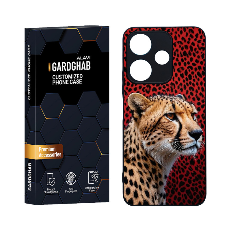 کاور گارد قاب علوی مدل دورژله ای حیوانات مناسب برای گوشی موبایل شیائومی Redmi 13 4G / 5G