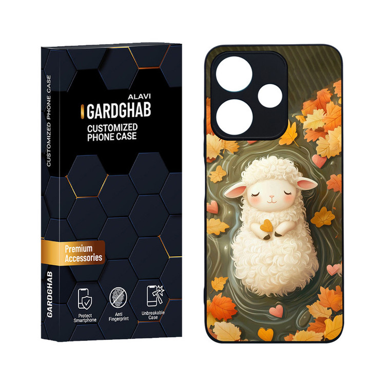 کاور گارد قاب علوی مدل دورژله ای کارتنی و انیمه مناسب برای گوشی موبایل شیائومی Poco M6 4G