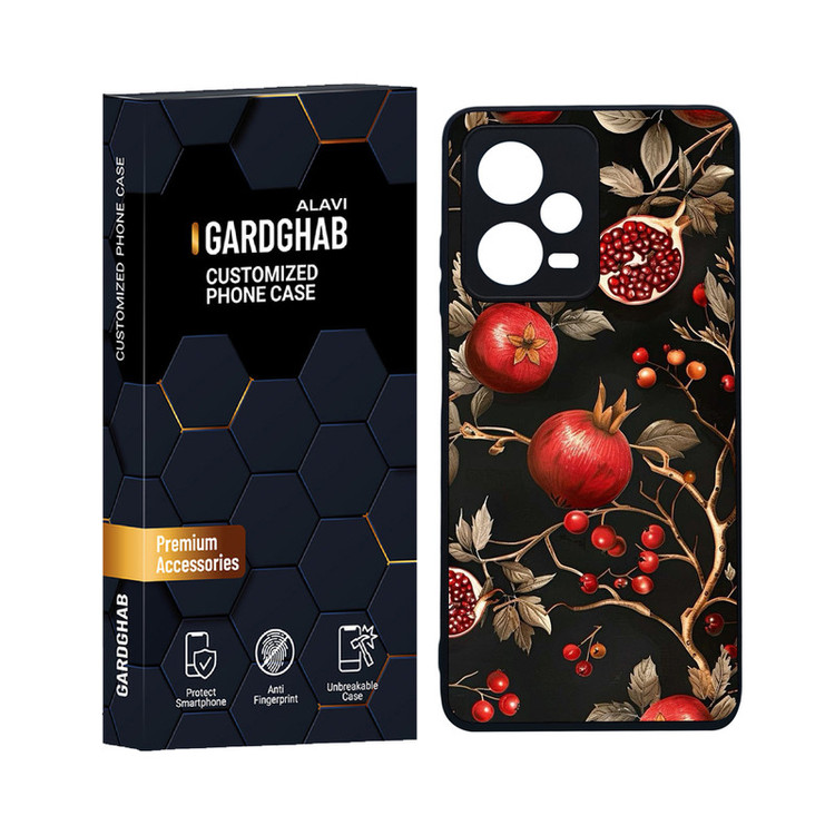 کاور گارد قاب علوی مدل دورژله ای هنری مناسب برای گوشی موبایل شیائومی Redmi Note 12 Pro 5G
