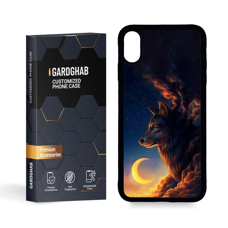 کاور گارد قاب مدل پشت گلس پسرانه مناسب برای گوشی موبایل اپل iPhone Xs Max