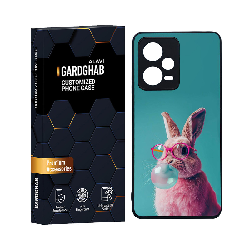 کاور گارد قاب علوی مدل دورژله ای فانتزی مناسب برای گوشی موبایل شیائومی Redmi Note 12 Pro 5G