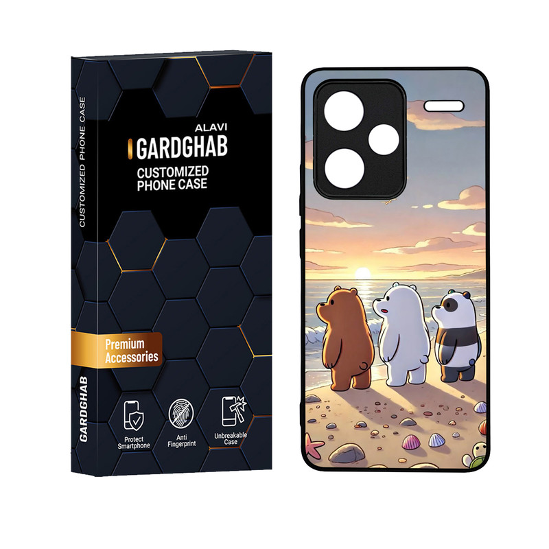 کاور گارد قاب علوی مدل دور ژله ای مناسب برای گوشی موبایل شیائومی Redmi Note 13 Pro Plus 5G