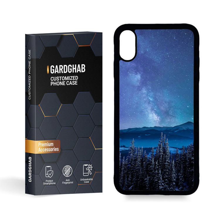 کاور گارد قاب مدل پشت گلس طبیعت مناسب برای گوشی موبایل اپل iPhone Xs MAX