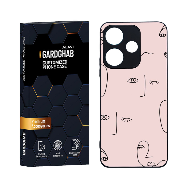 کاور گارد قاب علوی مدل دورژله ای ساده و مینیمال مناسب برای گوشی موبایل شیائومی Redmi 13 4G / 5G