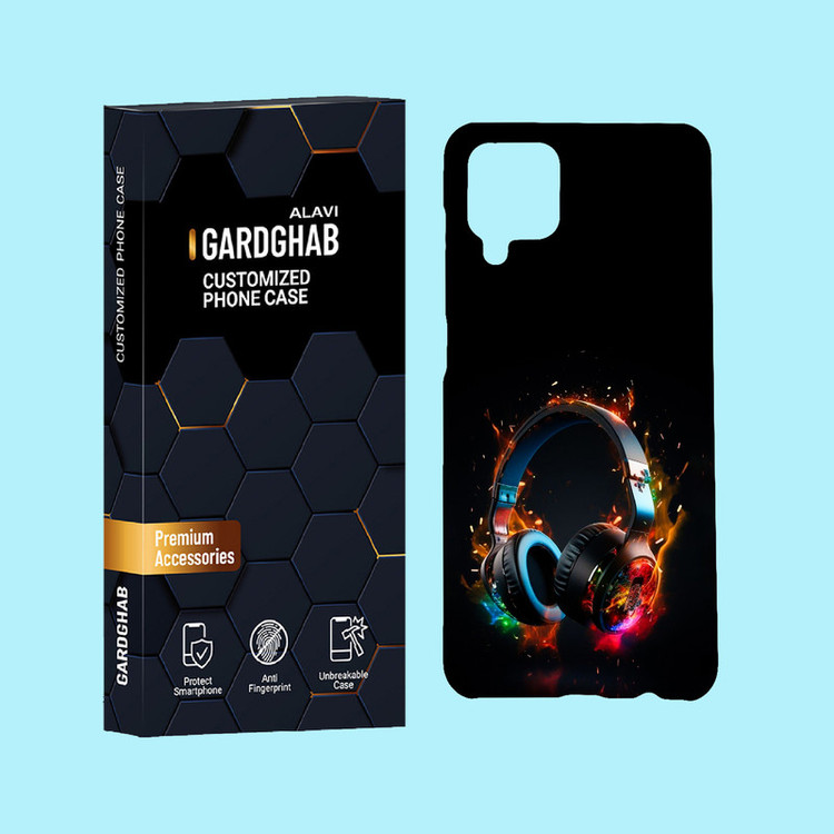 کاور گارد قاب علوی مدل ساز و موزیک مناسب برای گوشی موبایل سامسونگ Galaxy A12
