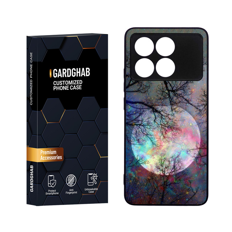 کاور گارد قاب مدل کهکشان مناسب برای گوشی موبایل شیائومی Poco X6 Pro 5G