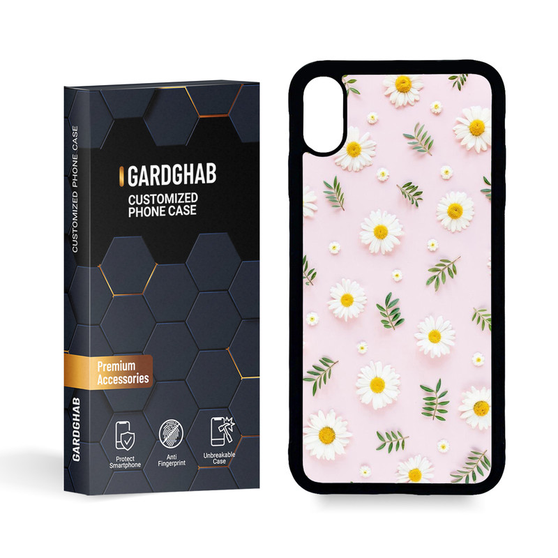 کاور گارد قاب مدل پشت گلس برگ مناسب برای گوشی موبایل اپل iPhone Xs Max