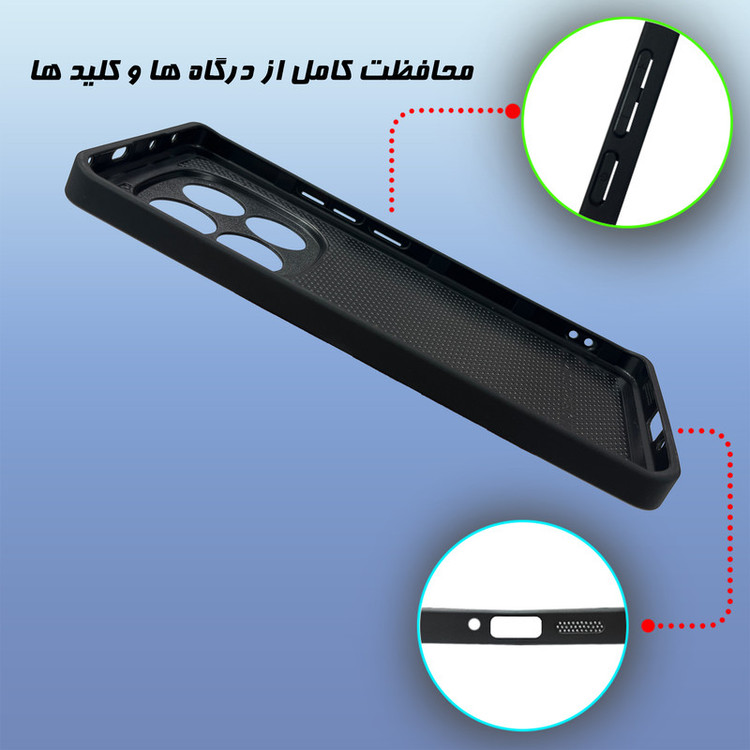 کاور گارد قاب علوی مدل دور ژله ای مناسب برای گوشی موبایل شیائومی Poco X7