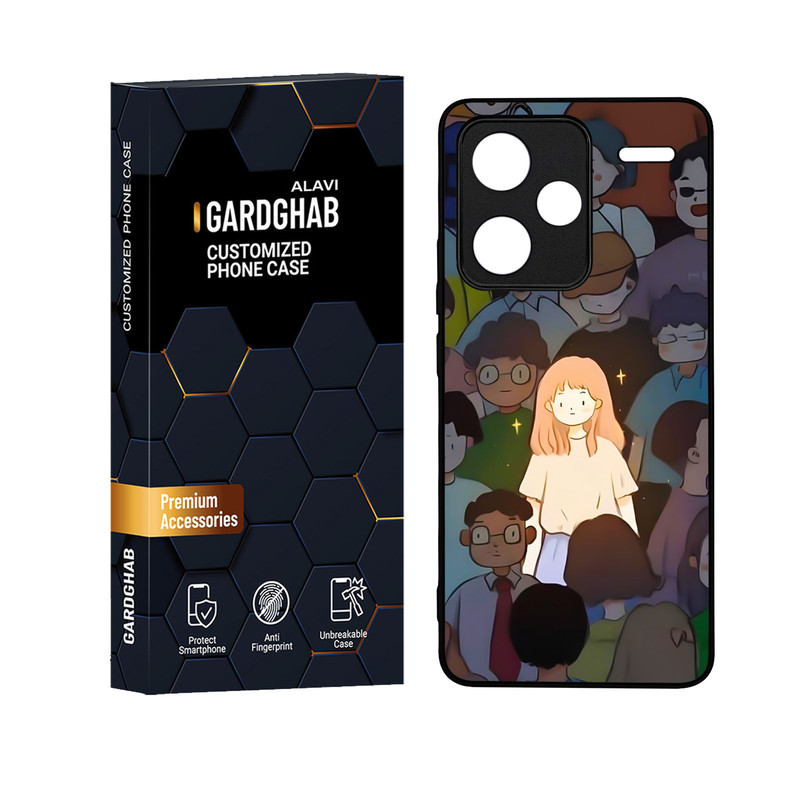 کاور گارد قاب علوی مدل دور ژله ای مناسب برای گوشی موبایل شیائومی Redmi Note 13 Pro Plus 5G