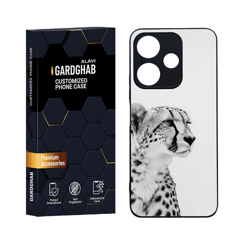 کاور گارد قاب علوی مدل دورژله ای حیوانات مناسب برای گوشی موبایل شیائومی Poco M6 4G