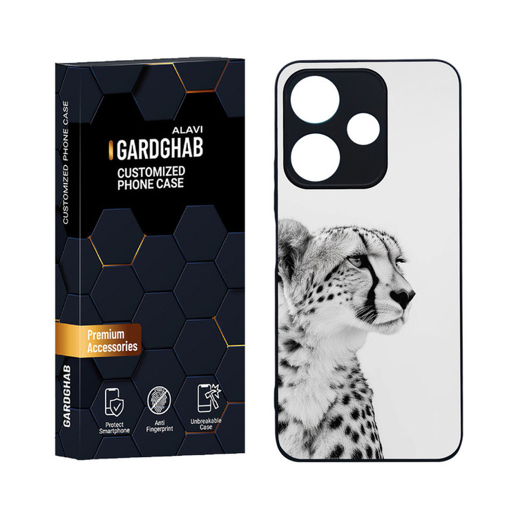 کاور گارد قاب علوی مدل دورژله ای حیوانات مناسب برای گوشی موبایل شیائومی Poco M6 4G