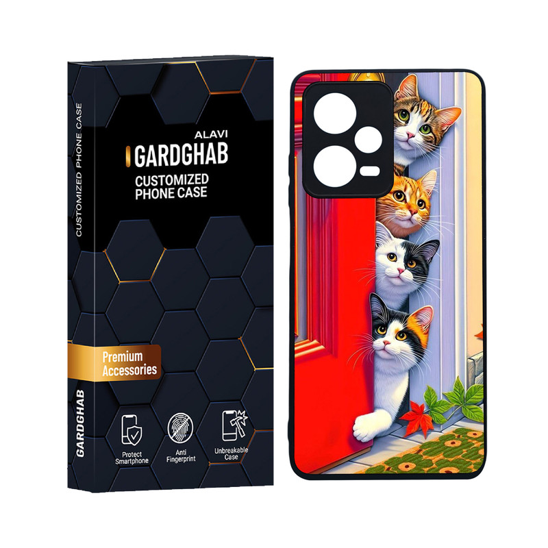 کاور گارد قاب علوی مدل دورژله ای فانتزی مناسب برای گوشی موبایل شیائومی Redmi Note 12 Pro 5G