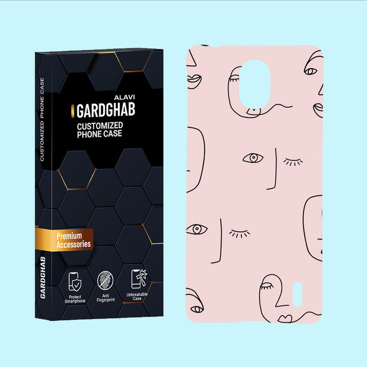 کاور گارد قاب علوی مدل ساده و مینیمال مناسب برای گوشی موبایل نوکیا 1 Plus