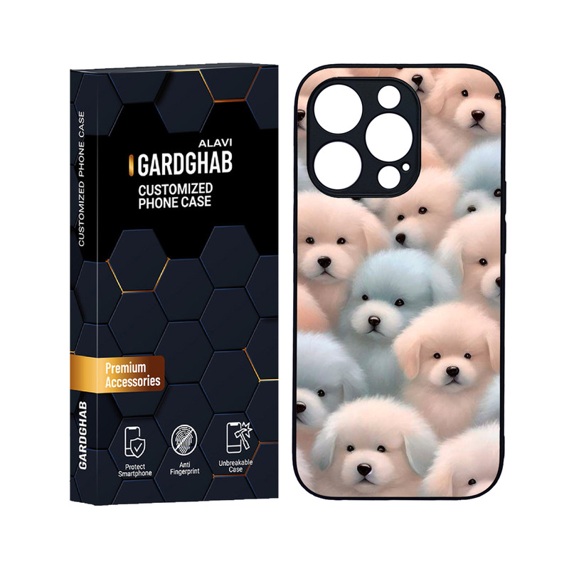 کاور گارد قاب علوی مدل دورژله ای فانتزی مناسب برای گوشی موبایل اپل iPhone 14 Pro