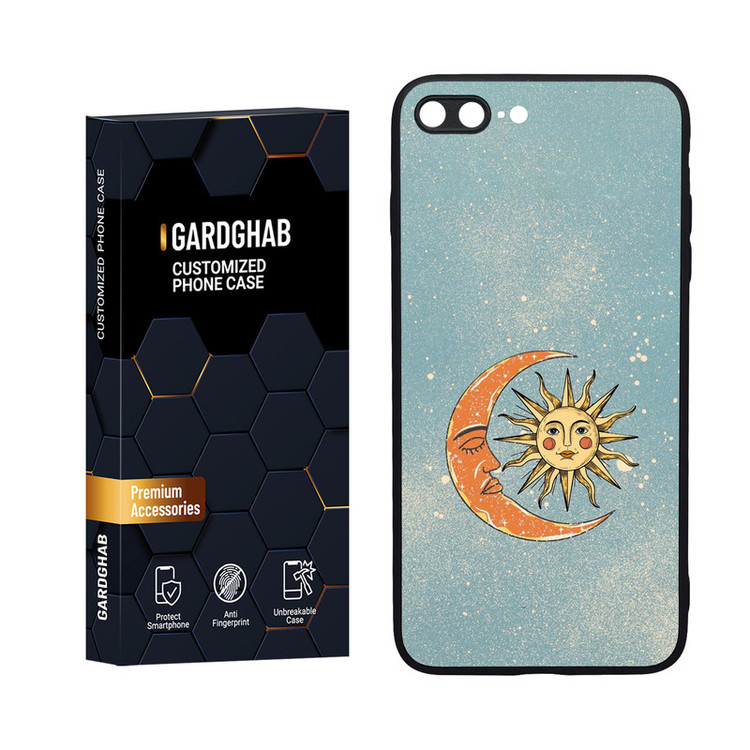 کاور گارد قاب مدل دورژله ای هنری مناسب برای گوشی موبایل اپل iPhone 7 Plus / 8 plus