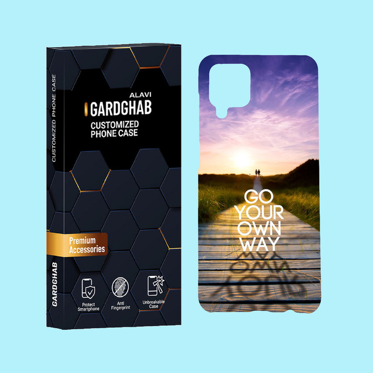 کاور گارد قاب علوی مدل متن مناسب برای گوشی موبایل سامسونگ Galaxy A12