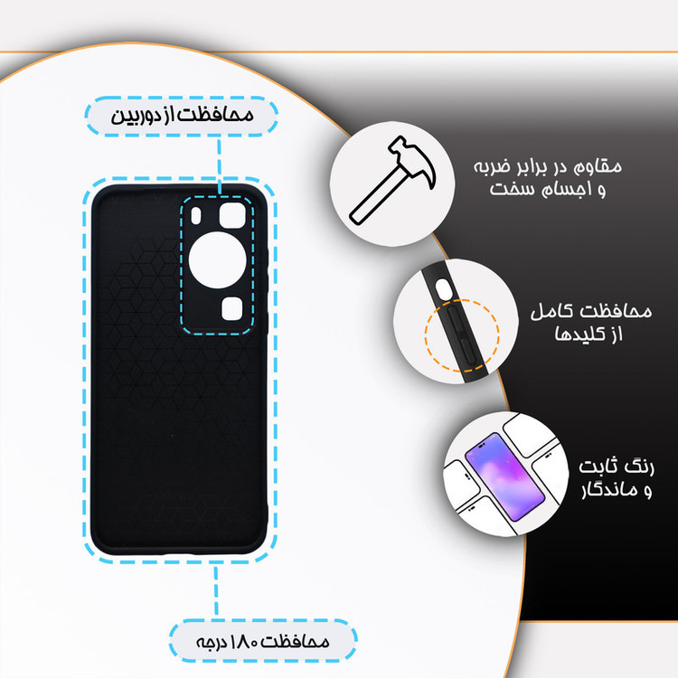 کاور گارد قاب مدل فانتزی مناسب برای گوشی موبایل هوآوی P60 / P60 Pro