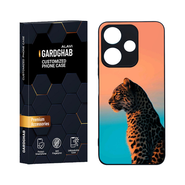کاور گارد قاب علوی مدل دورژله ای حیوانات مناسب برای گوشی موبایل شیائومی Redmi 13 4G / 5G