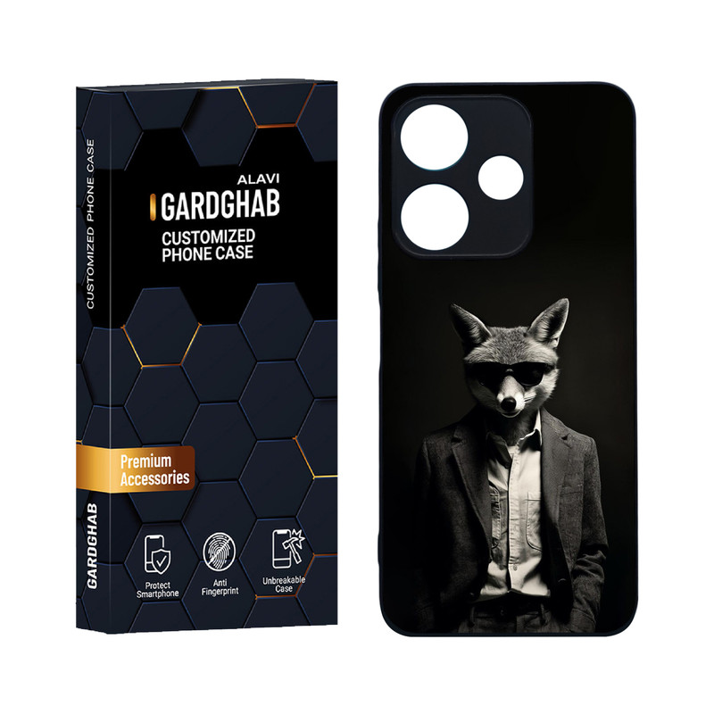 کاور گارد قاب علوی مدل دورژله ای کارتنی و انیمه مناسب برای گوشی موبایل شیائومی Redmi 13 4G / 5G