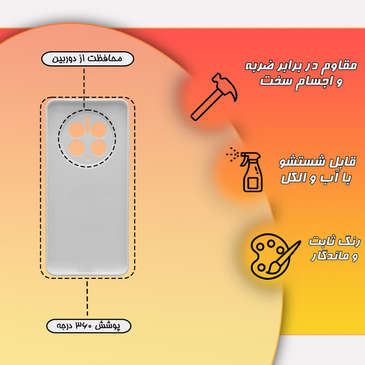 کاور گارد قاب علوی مدل SML مناسب برای گوشی موبایل هوآوی Mate 50 Pro