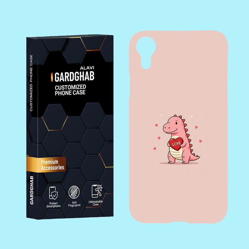 کاور گارد قاب علوی مدل عاشقانه مناسب برای گوشی موبایل اپل iPhone XR