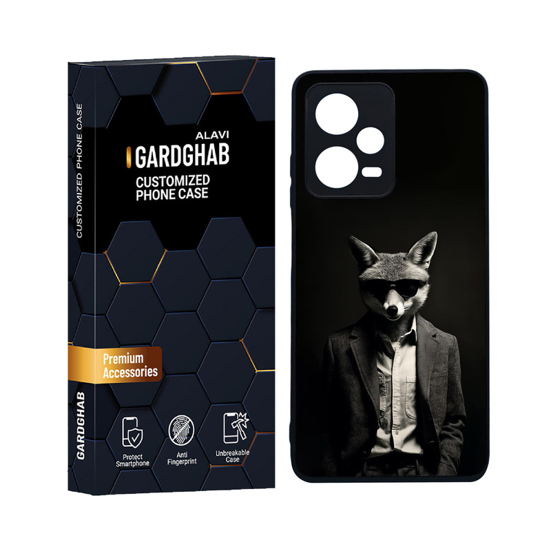 کاور گارد قاب علوی مدل دورژله ای کارتنی و انیمه مناسب برای گوشی موبایل شیائومی Redmi Note 12 Pro 5G
