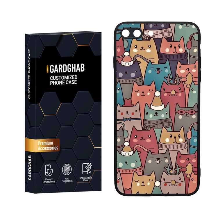 کاور گارد قاب مدل دورژله ای فانتزی مناسب برای گوشی موبایل اپل iPhone 7 Plus / 8 plus