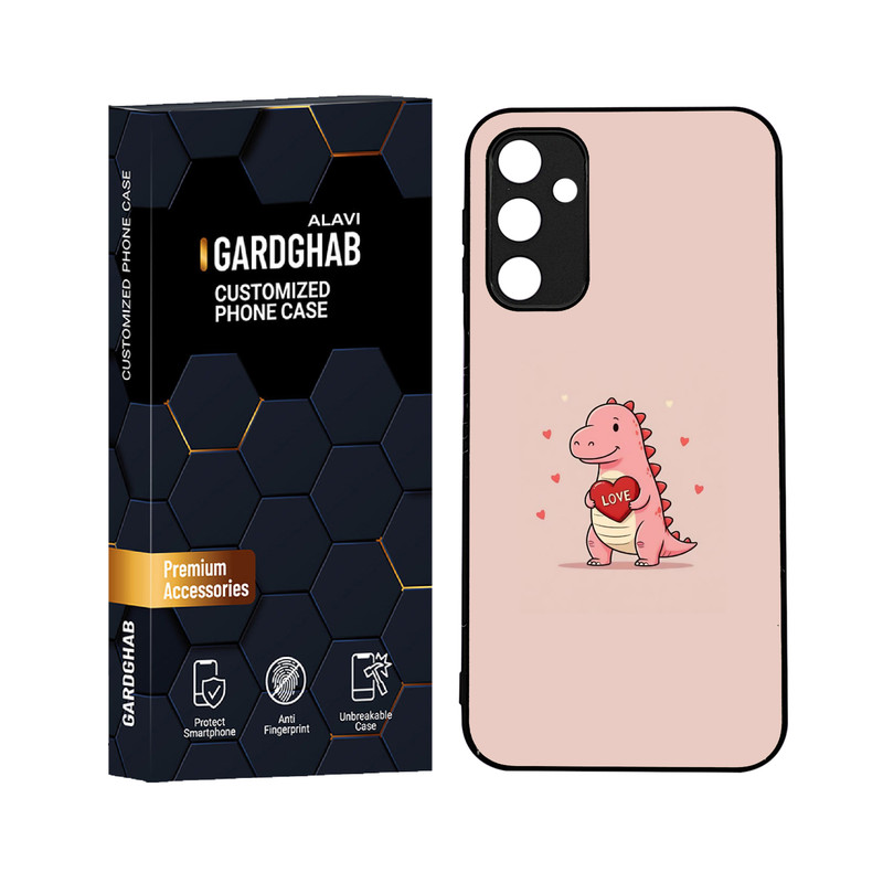 کاور گارد قاب علوی مدل دورژله ای عاشقانه مناسب برای گوشی موبایل سامسونگ Galaxy A24