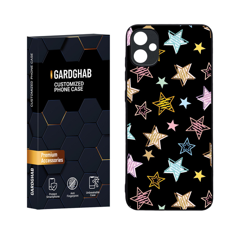 کاور گارد قاب مدل دورژله ای پشت گلس دخترانه مناسب برای گوشی موبایل سامسونگ Galaxy A05