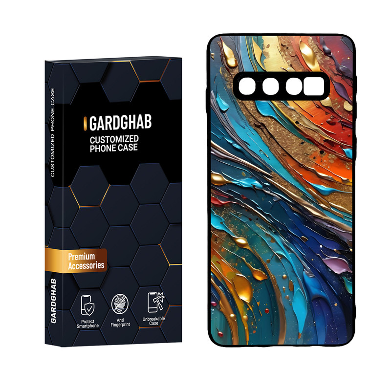 کاور گارد قاب مدل پشت گلس ساده مناسب برای گوشی موبایل سامسونگ Galaxy S10