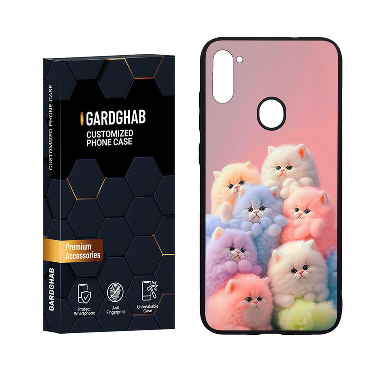 کاور گارد قاب مدل پشت گلس فانتزی مناسب برای گوشی موبایل سامسونگ Galaxy A11 / M11
