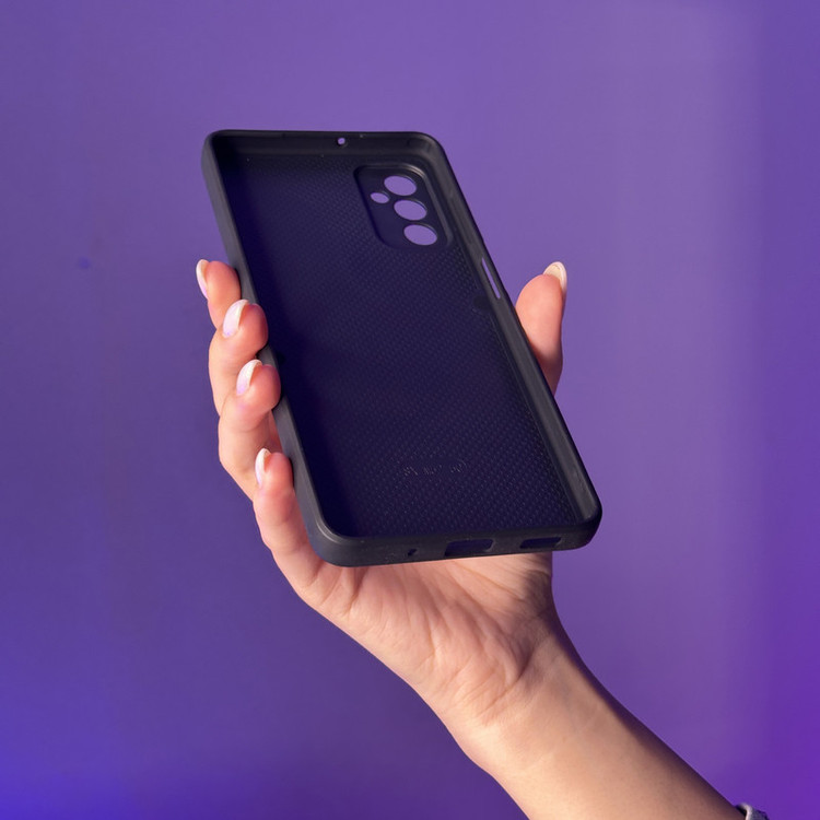 کاور گارد قاب علوی مدل دور ژله ای پشت گلس MLG مناسب برای گوشی موبایل سامسونگ Galaxy M52