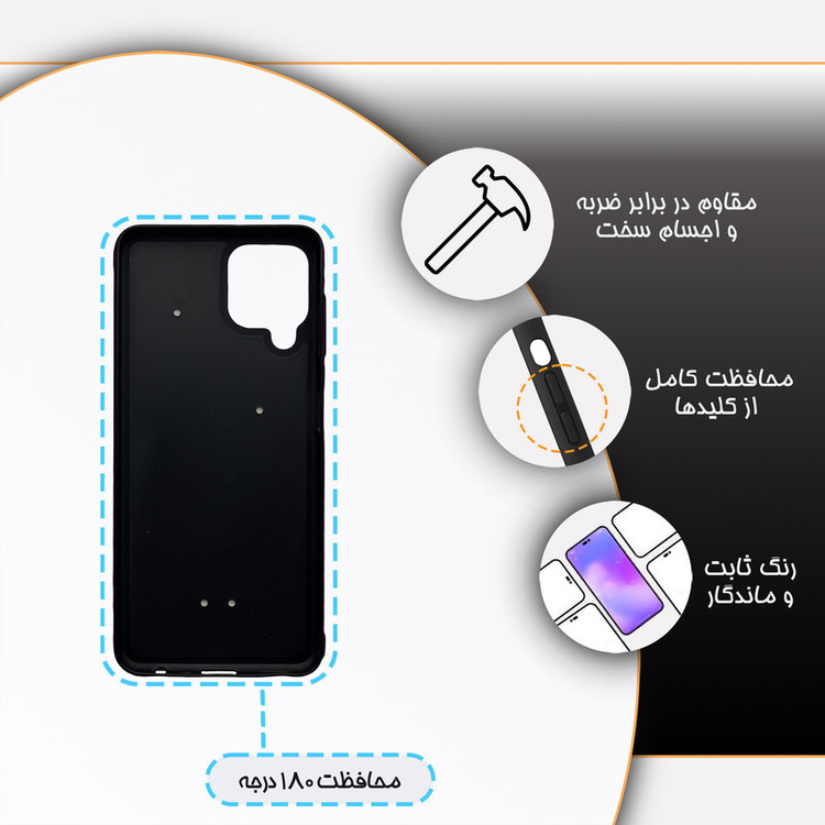 کاور گارد قاب علوی مدل کارتونی و انیمه مناسب برای گوشی موبایل سامسونگ Galaxy A22 4G