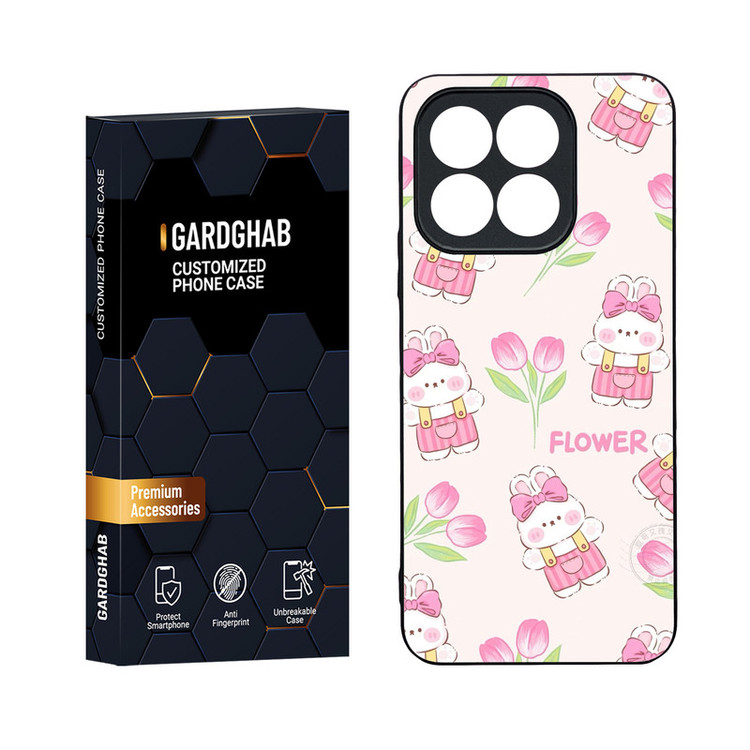 کاور گارد قاب مدل دور ژله ای فانتزی مناسب برای گوشی موبایل آنر Honor X8b 4G