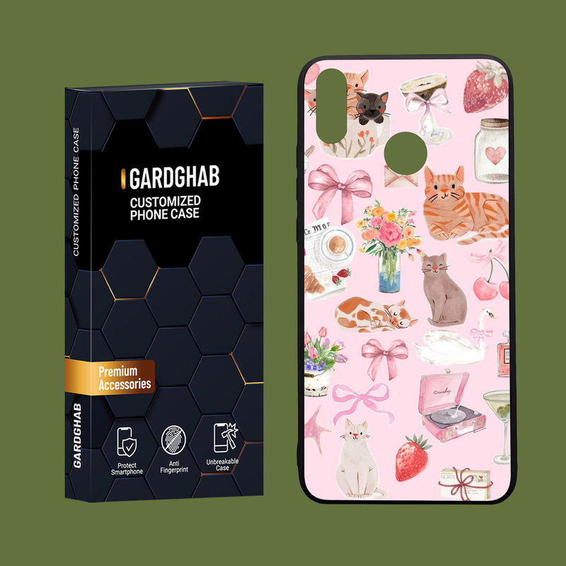کاور گارد قاب مدل دورژله ای فانتزی مناسب برای گوشی موبایل آنر 8x